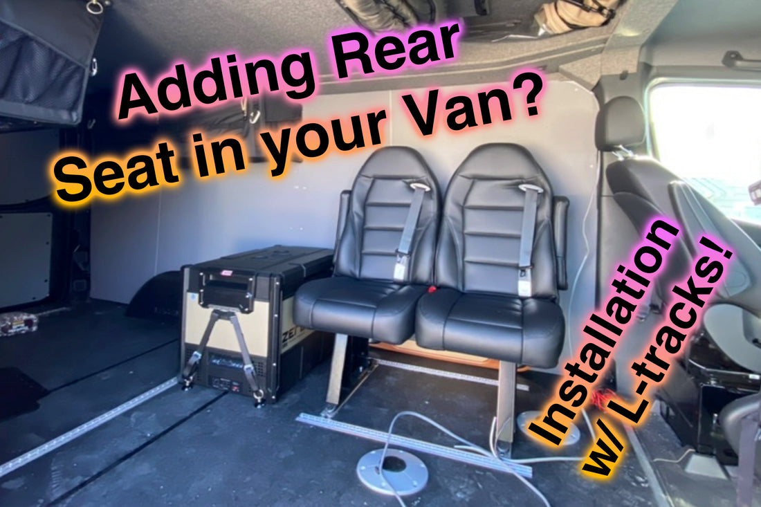 Sprinter add van rear seat L-track installation