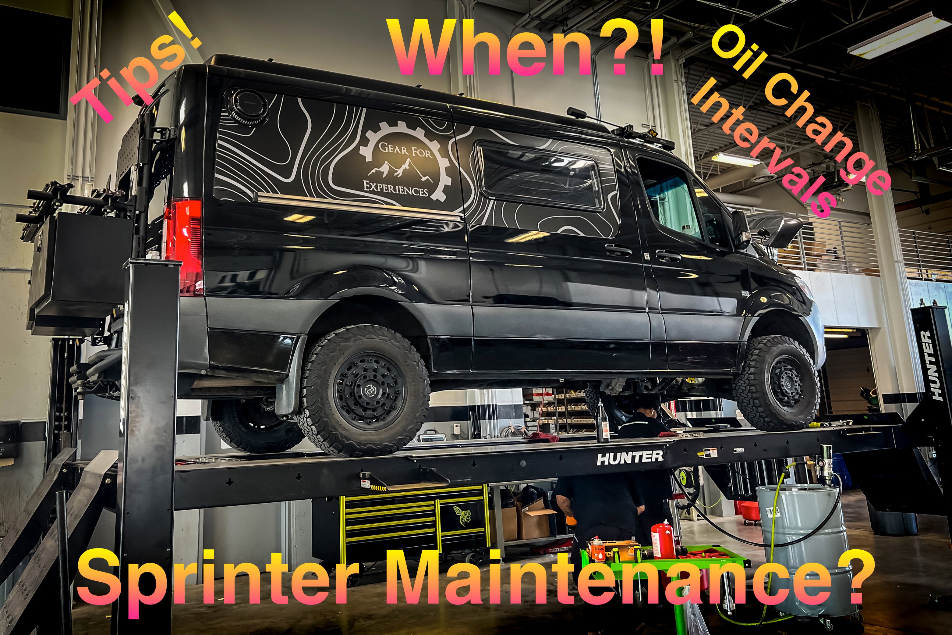 Maintenance Tips and Service Intervals for Mercedes Sprinter 4x4! Ever –  Gear For Experiences