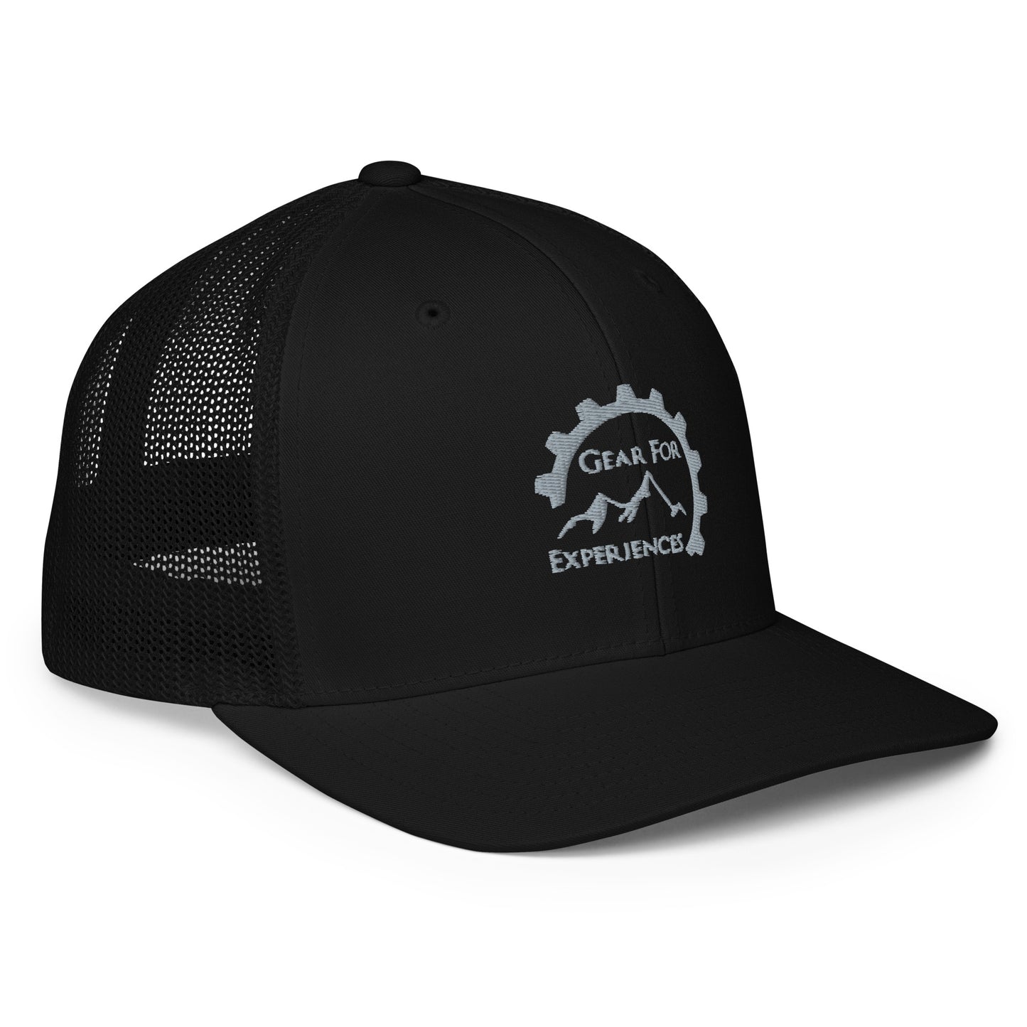 Closed-back trucker cap Flex Fit (Black or Blue)