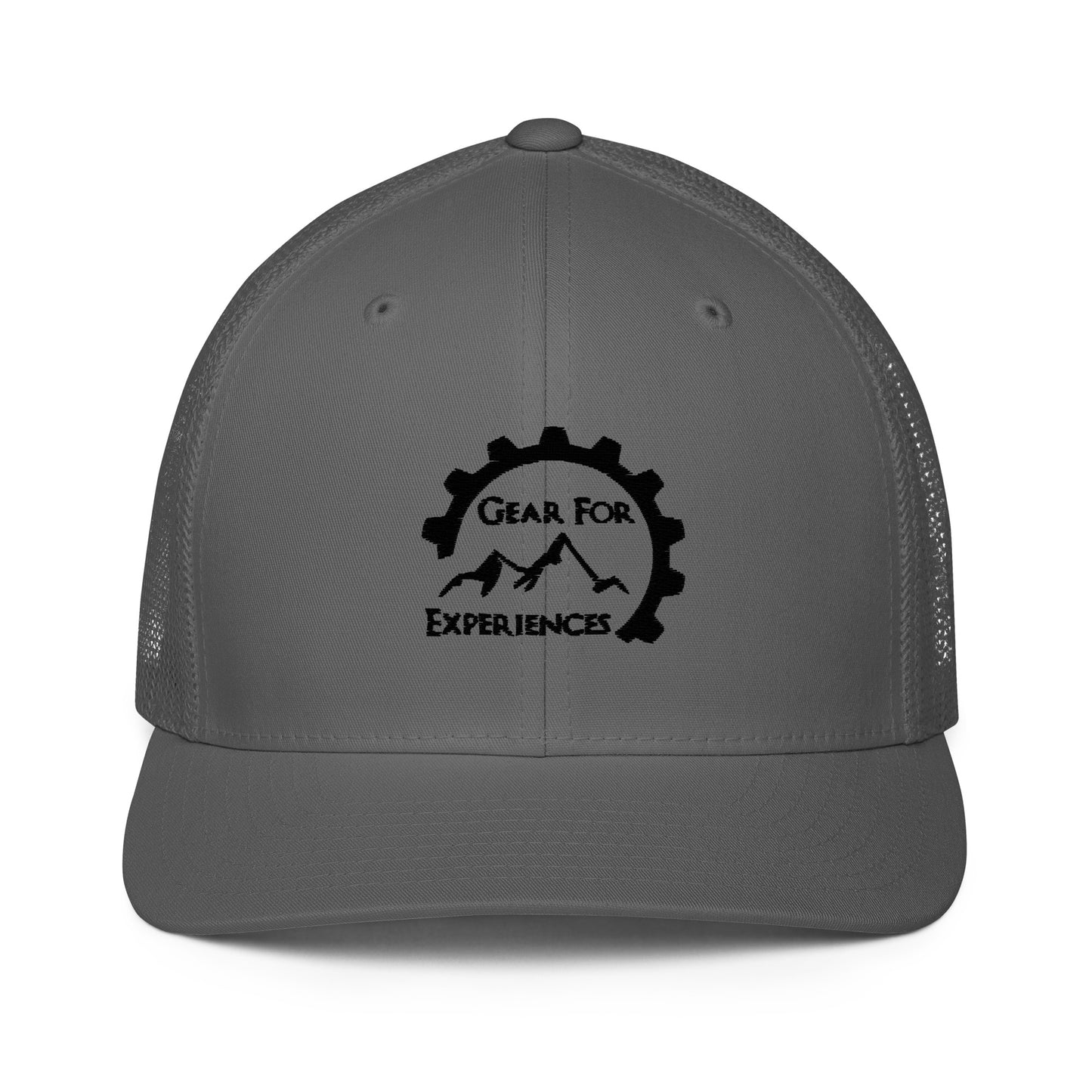 Closed-back trucker cap Flex Fit (Camo or Grey)