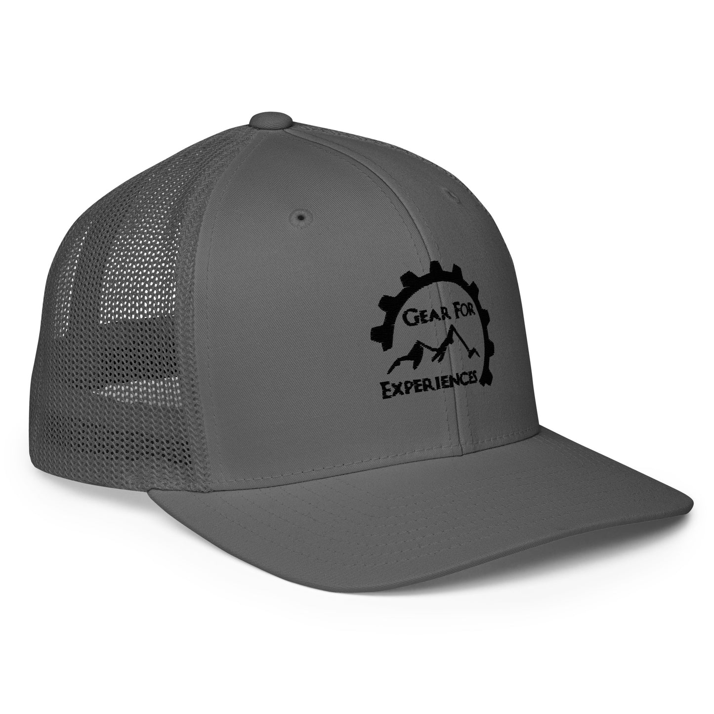 Closed-back trucker cap Flex Fit (Camo or Grey)