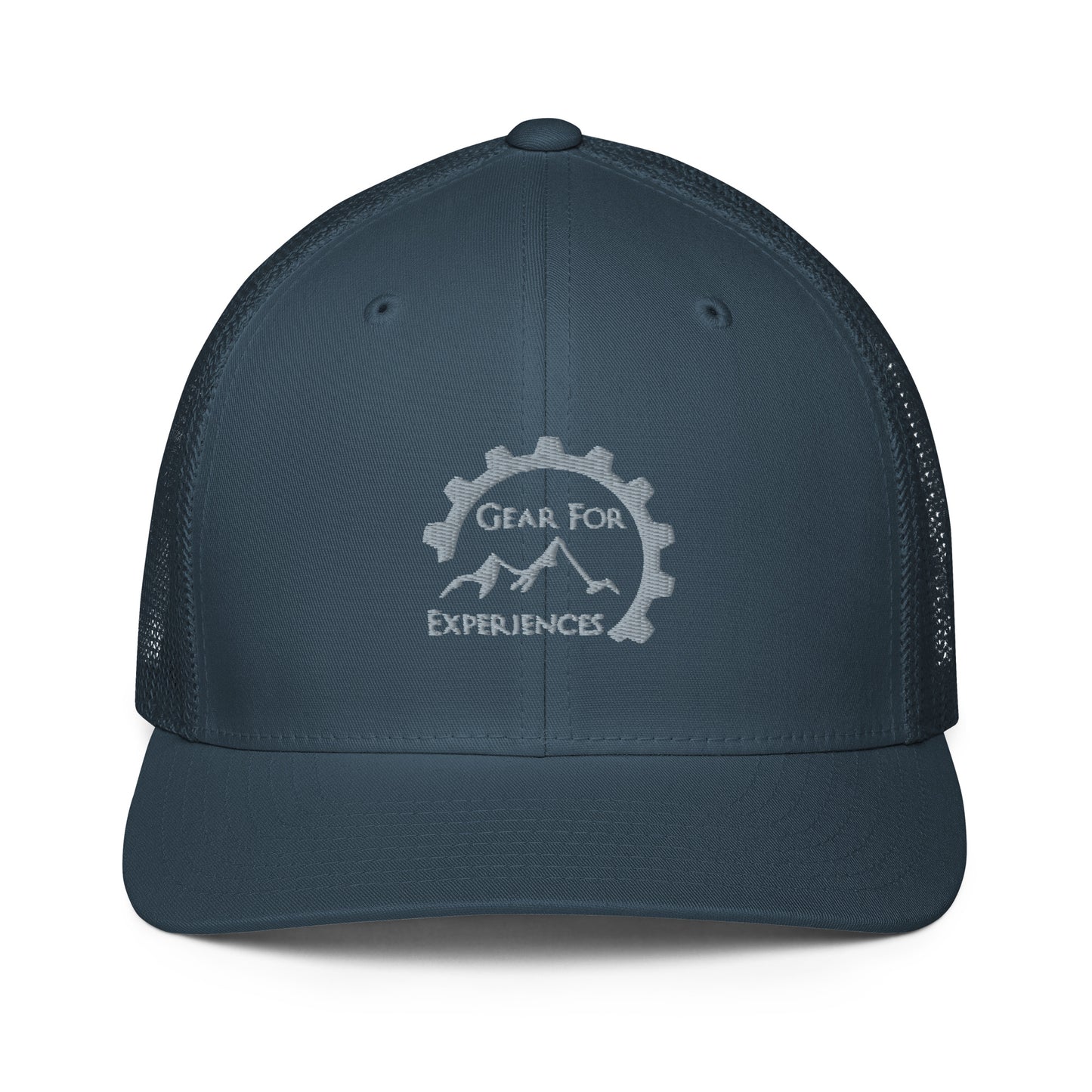Closed-back trucker cap Flex Fit (Black or Blue)