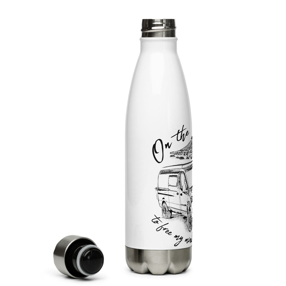 Stainless Steel Water Bottle "Dessert Sprinter Van Life"