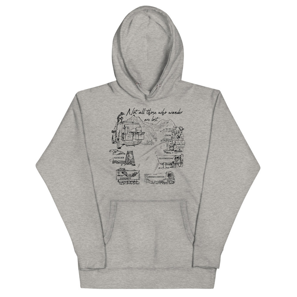 Unisex Hoodie "National parks Sprinter Vanlife"
