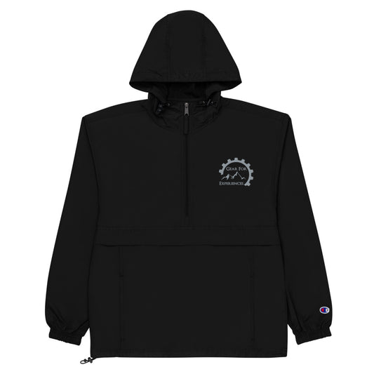 Embroidered Champion Packable Jacket "GFE"