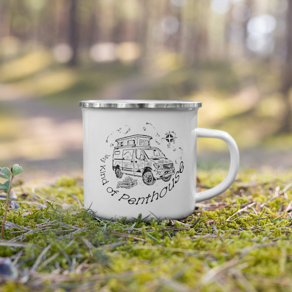 Enamel Mug "Sprinter Van life Constellation"