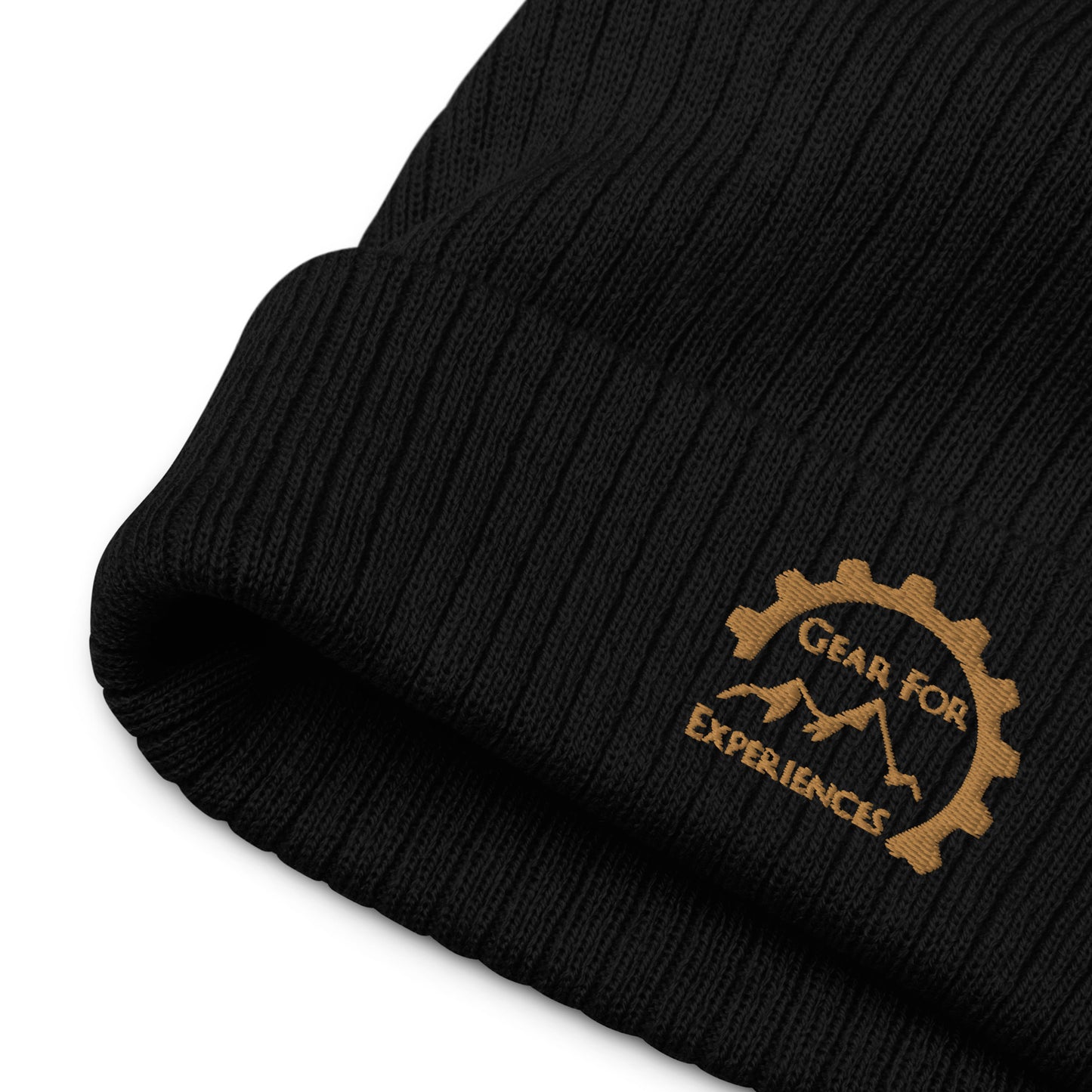 Ribbed knit beanie