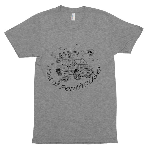 Unisex Tri-Blend Track Shirt "Sprinter Van Life Constellation"